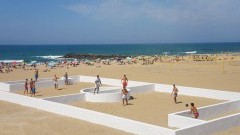 Takiego boiska na plaży jeszcze nie było (zdjęcia)