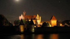 Zamek w Malborku z lotu ptaka