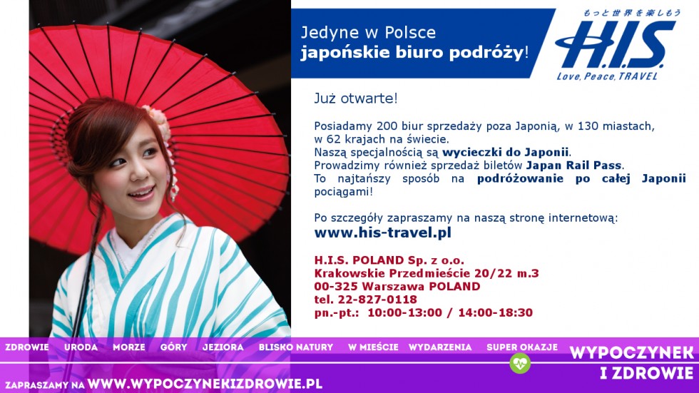 Jedyne w Polsce japońskie biuro podróży 