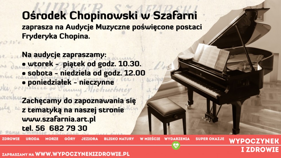 Odkryj Audycje Muzyczne w Ośrodku Chopinowskim w Szafarni