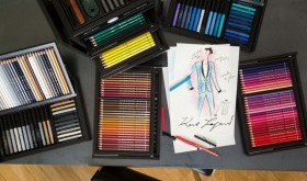 Porysuj sobie Karlem. Lagerfeld zaprojektował kredki